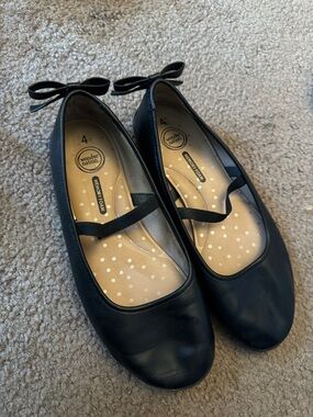 Kids Black Ballet Flats